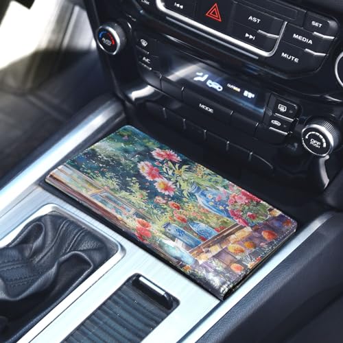Organizador de carro de cuero miniatura 5