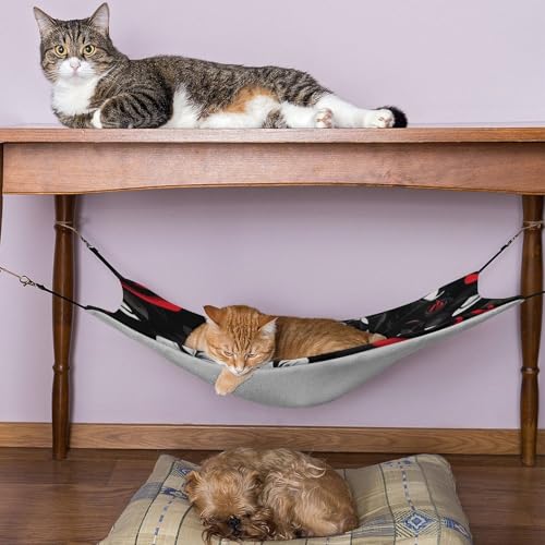 Hamac pour chat suspendu de qualité supérieure avec sangles