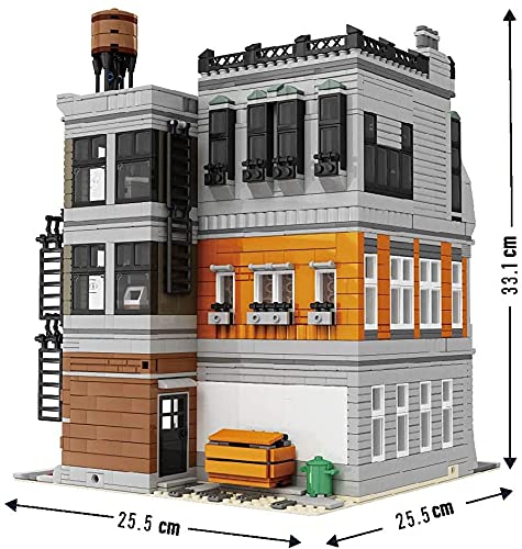 Modular Haus Bausteine Kit, 4 Ebenen Architektur Sanctum Sanctorum mit LED Beleuchtung, Häuser Konstruktionsspielzeug… – Bild 4