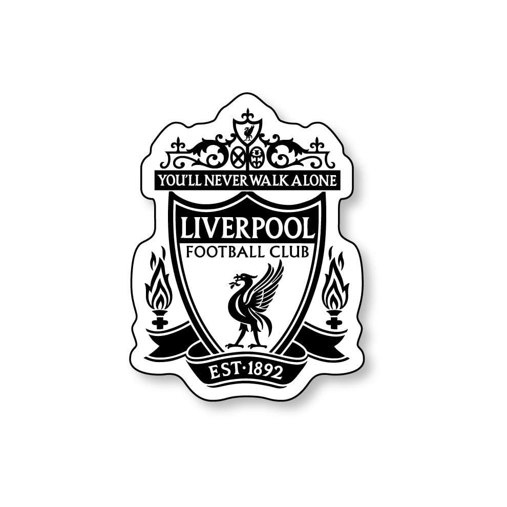 Amazon.co.jp: ノーブランド品 リバプール(黒) ミニステッカー