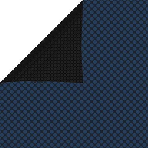 LLEZKBR Película solar flotante de polietileno para piscina, 600 x 400 cm, color negro y azul