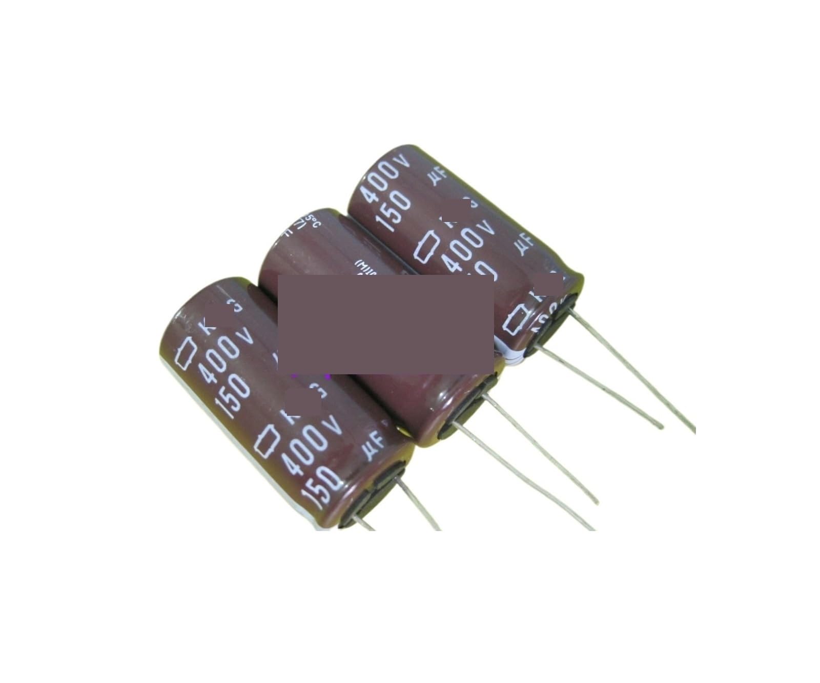 Condensateur 150uF 400V pour remplacer un composant gonflé d'alimentation PC