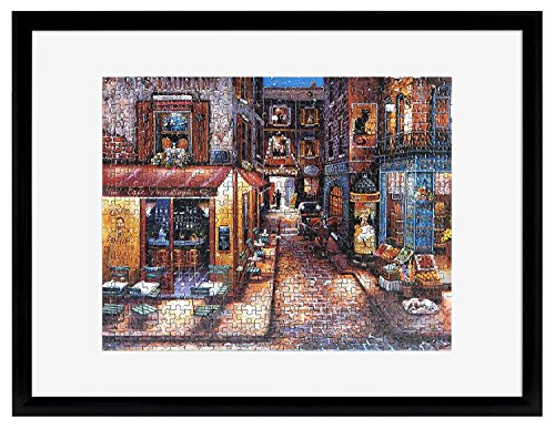 MCS 18x24 Puzzle Frame for Finished Puzzles Black Vertical & Horizontal Wall-Mounted Large Picture Display for Preservation (1-Pack)
