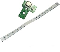 Vista 1 de Puerto de carga USB Charger Socket driver Junta jds-030for Sony PlayStation 4PS43rd Gen con 12Pin Cable