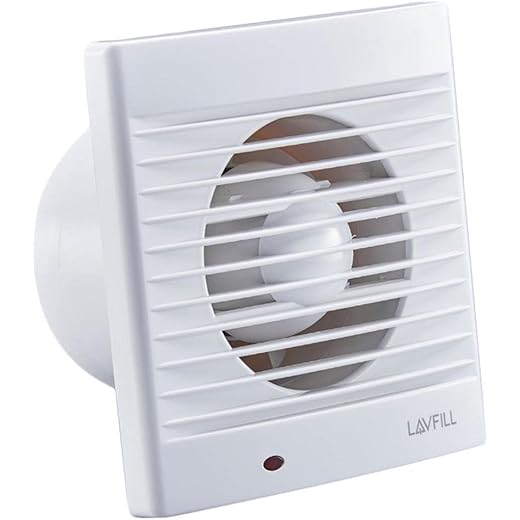 CALANDIS 100mm Bathroom Ceiling Wall Mount Ventilation Fan