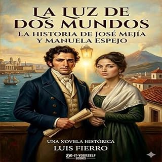 Diseño de la portada del título La luz de dos mundos