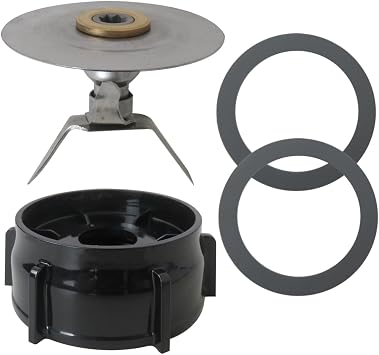 2026 Upgraded For Oster Blender Replacement Parts Blender Ice Blade with Jar Base Cap and Two Rubber O-Ring Seal Gasket Accessory Kit, for Oster Osterizer Blenders Accessories by Suifaqi
