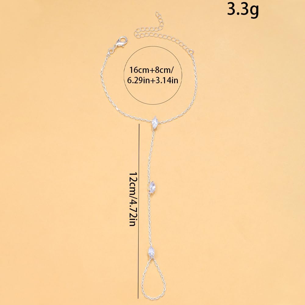 Dainty Star Hand Chain Bracelet Boho Finger Ring Jewelry Gold Bracelets For Women Non Tarnish Bangle - Image 2