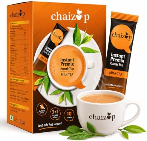 Chaizup Instant Premix Milk 3In1 Tea 10 Sachet