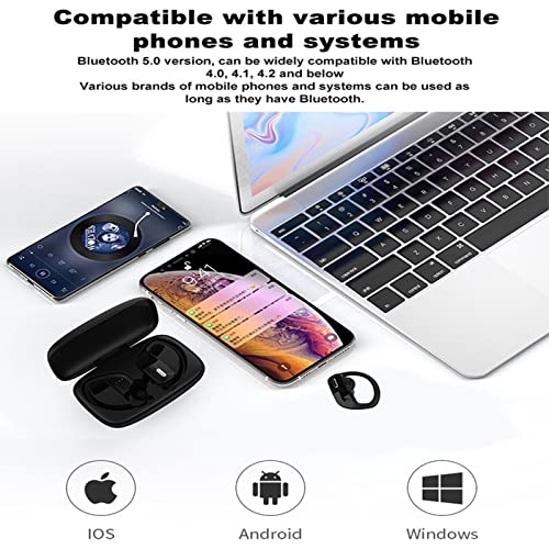 Hyranect Wireless Earbuds Bluetooth Headphones Premium Fidelity Sound Quality Wireless, com ganchos