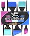 Annie Silicone Dye Brush Set of 6 Pieces for Hair Colors Relaxers and Highlights