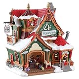 lemax schilder Lemax 75291 Santa's Wonderland Lighted Buildings: The Elf Workshop