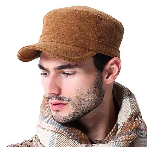 Gisdanchz Gorra Militar Mujer Lana Gorro Invierno Hombre Men Caps Gorra Invierno Hombre Negra Gorras Invierno De Hombre Beisbol Army Military Hat Baseball Cap Cadet Camello