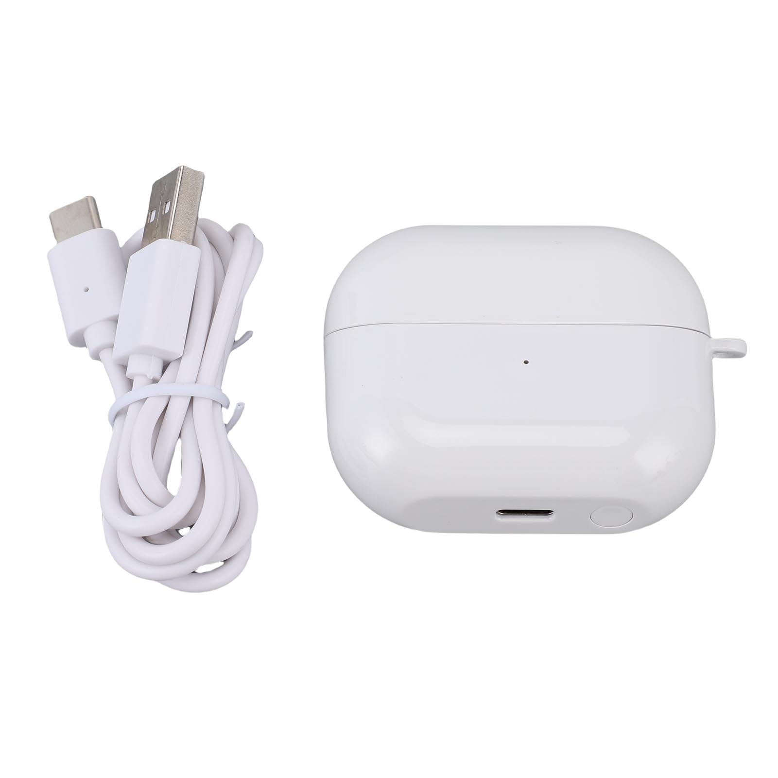 Irfora Estuche de Carga Rápida Buds 3 Pro SM-R630 con Luces LED para Uso Diario Apto para Auriculares (Blanca)