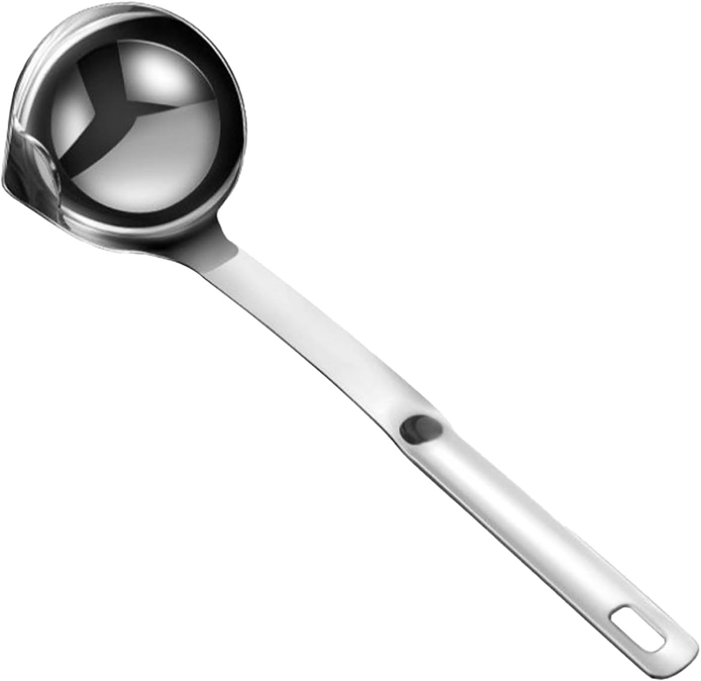 Cooking oil separator, spoon with cooking oil filter - Kitchen filter - Stainless steel sauce ladle, separating spoon, multifunctional kitchen application