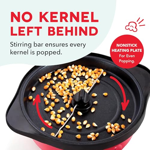 image for Dash SmartStore Deluxe Stirring Popcorn Maker - Hot Oil Electric Popco