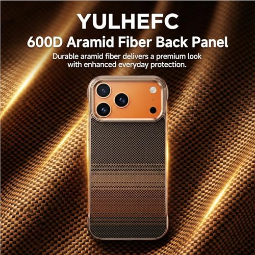 Coque fibre d aramide 600D premium et fine pour iPhone 17 Pro