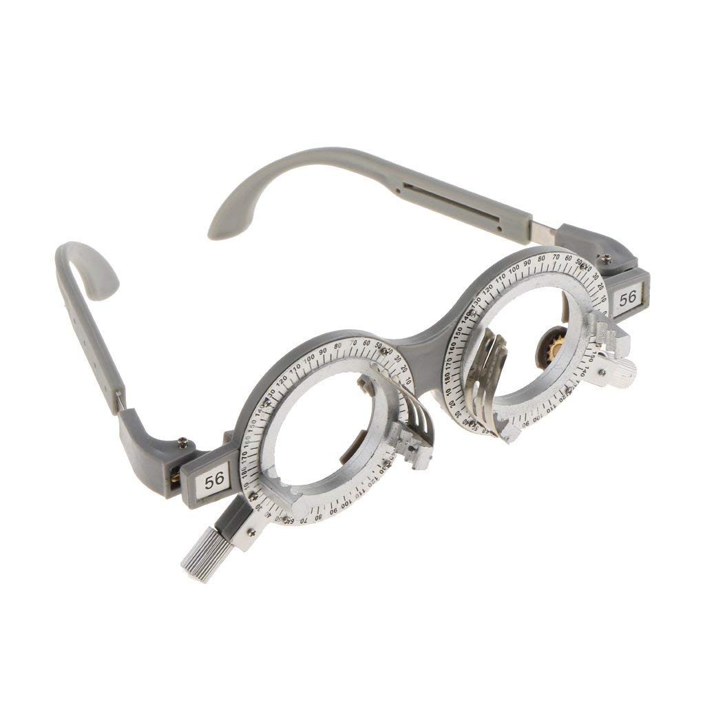 Montura de lentes de prueba ópticas ajustables universales para gafas, optometría, óptica, 52 mm, 54 mm, 56 mm, 58 mm, 60 mm, 62 mm, 64 mm, 66 mm, 68 mm, 70 mm, 56 mm, 56 mm