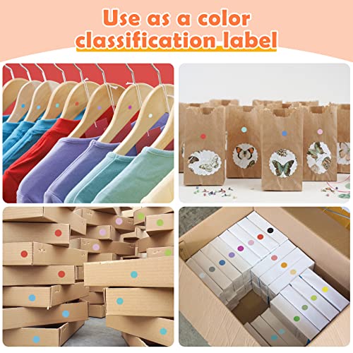 6720 Pcs Small Dot Stickers Round Color Coding Labels Circle Dot Stickers Label Sticker In 20 Colors For Office,Classroom #TOP6
