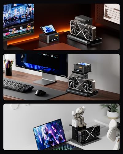 Image of AOOSTAR EG01 OCuLink eGPU Dock External GPU Enclosure Oculink Interface Graphics Dock Station for PCIe 4.0 x4 Graphics Cards