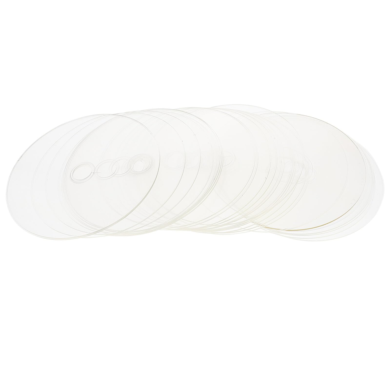 Discos de PVC transparentes NUOBESTY ideales para tardes de manualidades creativas en familia