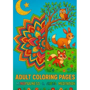 Capa do livro "Enchanted Mandalas and Animals: A Coloring Book for Relaxation and Creativity" (Portuguese Edition)