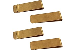 4 Packs Copper Money Clip, Slim Wallet, Credit Card Holder, Minimalist Wallet - Copper