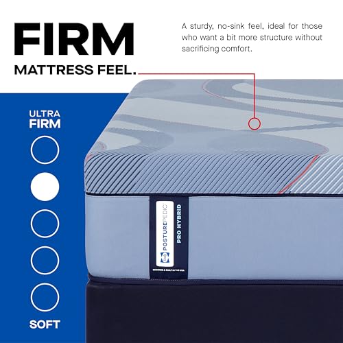 Image of Sealy Posturepedic Pro Haverford 13 inch Firm Tight Top Hybrid Mattress - Full