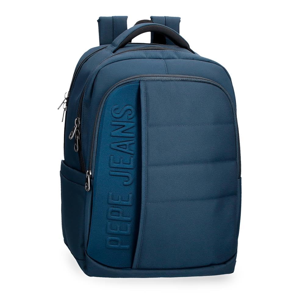 Pepe Jeans Ancor Mochila para portátil, fabricada en poliéster, Tirantes anchos