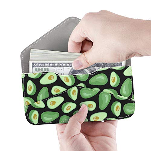Image of Women's Card Wallet Envelope Style Credit Card Holder Cute Cash Wallet for Ladies (Avocado)