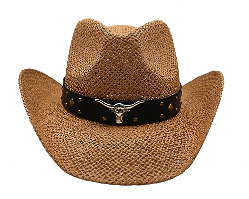 Image of THE CELL Straw Cowboy Hat