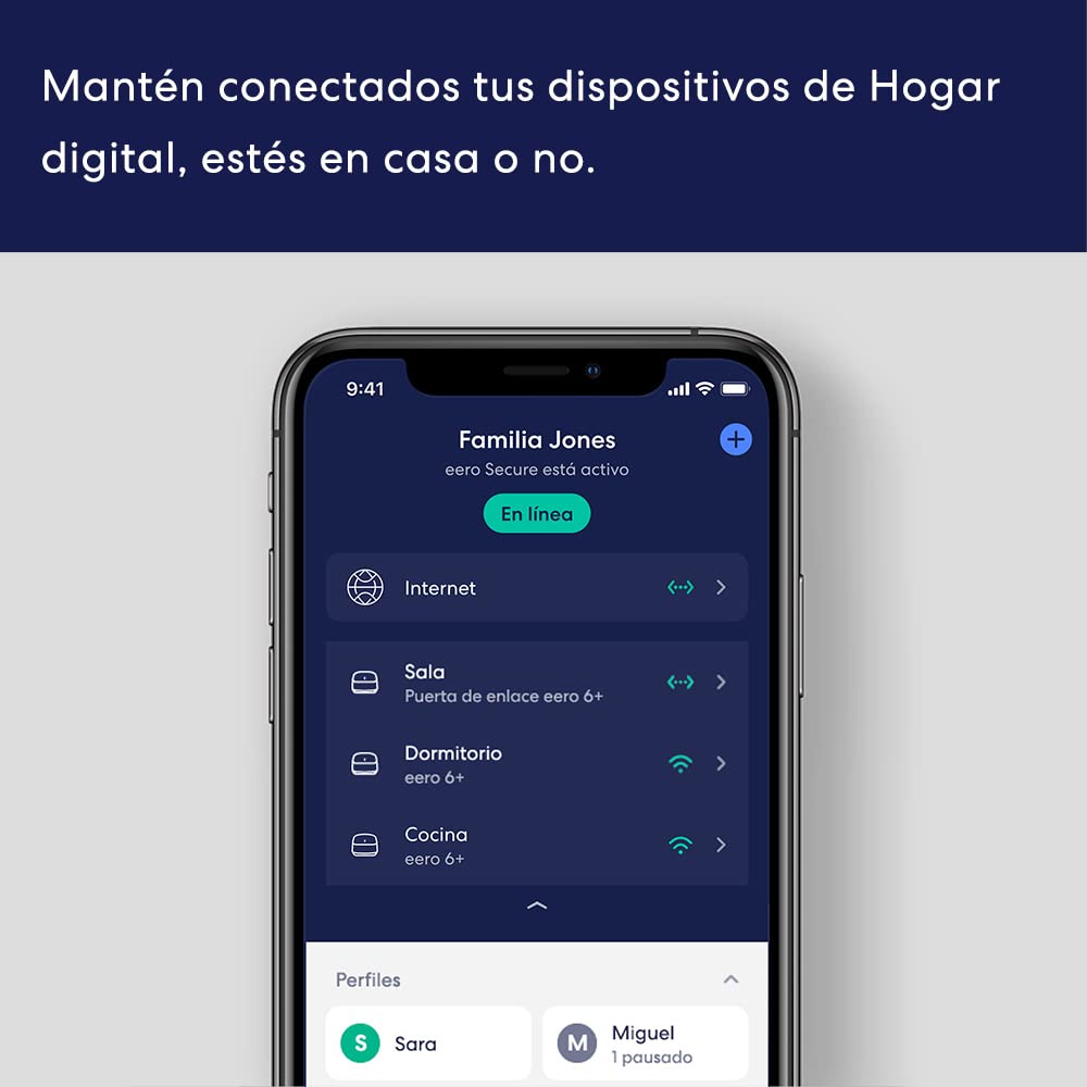 Amazon eero 6+ Mesh WiFi Router | With 1Gb/s Ethernet, 140m² Coverage & Capacity to Connect 75+ Devices | 1 Unit, 2022 Model - 5
