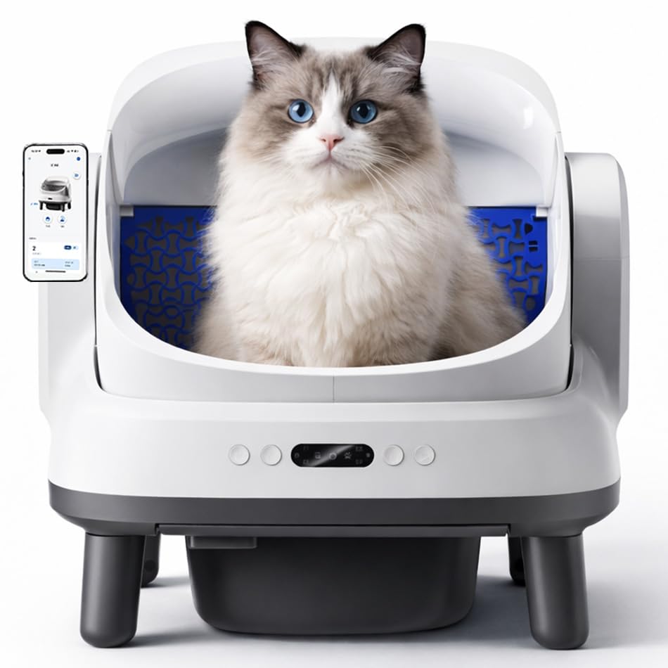 Amazon | 一本ペット UME 自動トイレ 猫トイレ 猫 自動猫トイレ 全自動