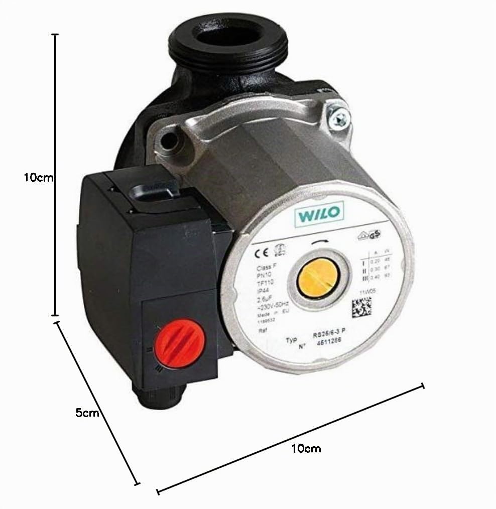 Circulador bomba Wilo RS25/6-3 P distancia entre ejes 130 mm bomba para calefacción