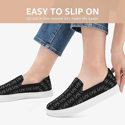 Image of STQ Slip on Shoes for Women Breathable Fashion Sneakers Comfortable Knit Casual Shoes