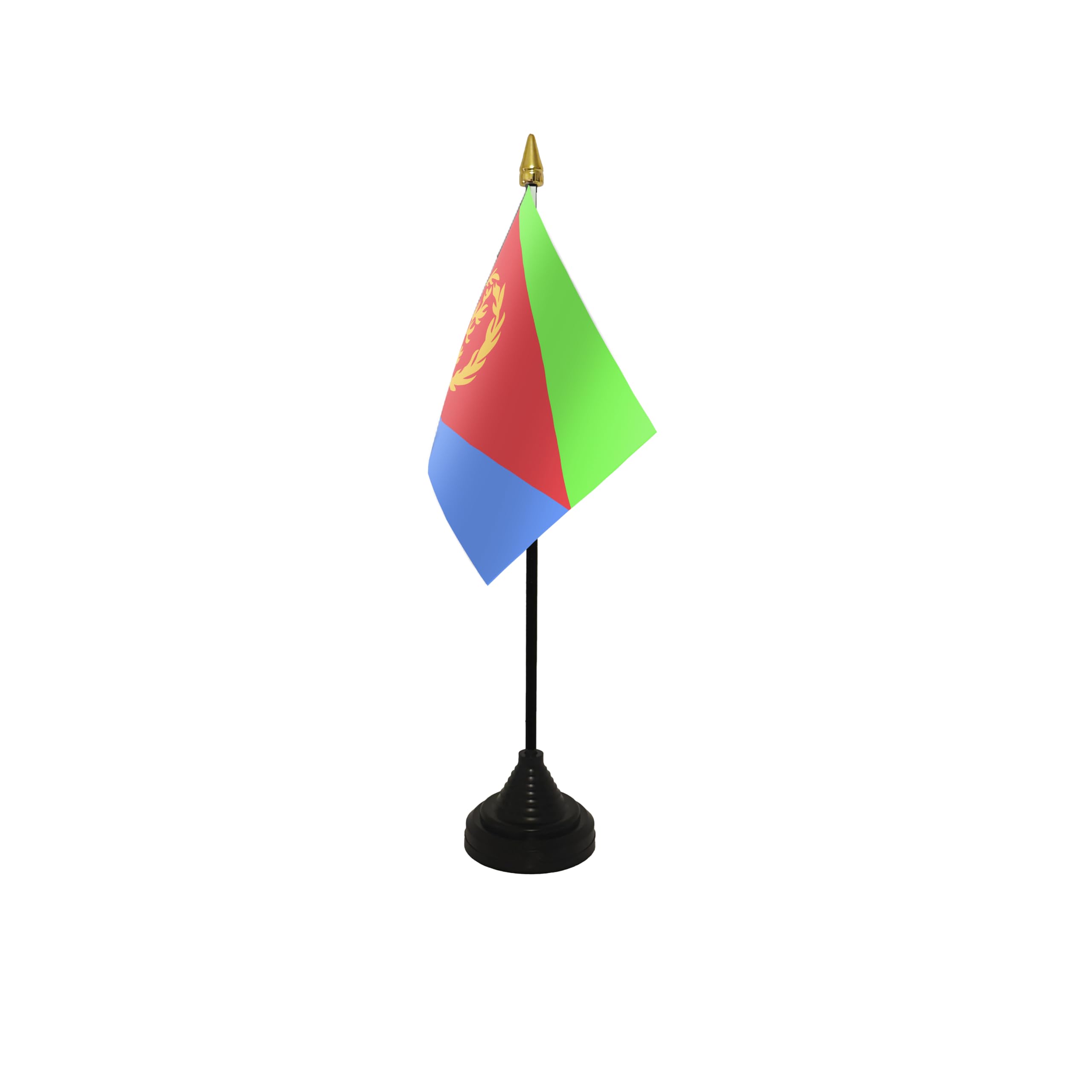 Flagtex Eritrea Small Table Flag With Black Base