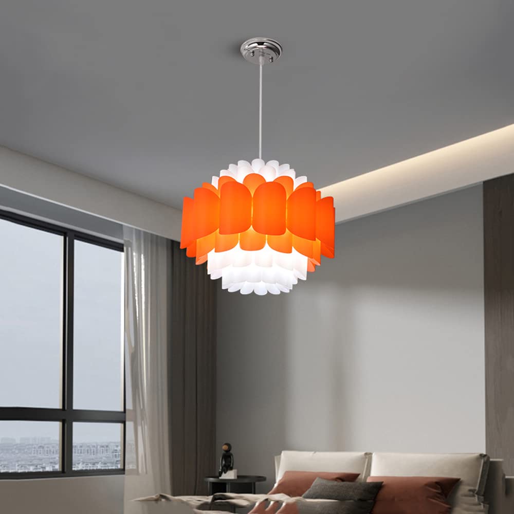 Lampy wiszące sufitowe z pojedynczą głowicą i sztuką akrylowe cień lampy wiszące nordycki żyrandol amerykański dom wiejski nowoczesne lampy wiszące E27 regulowana lampa wisząca do sypialni stół