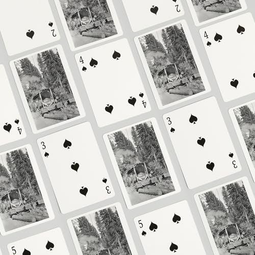 Baraja de Poker Vista de Leñadores y Troncos Cortados miniatura 4