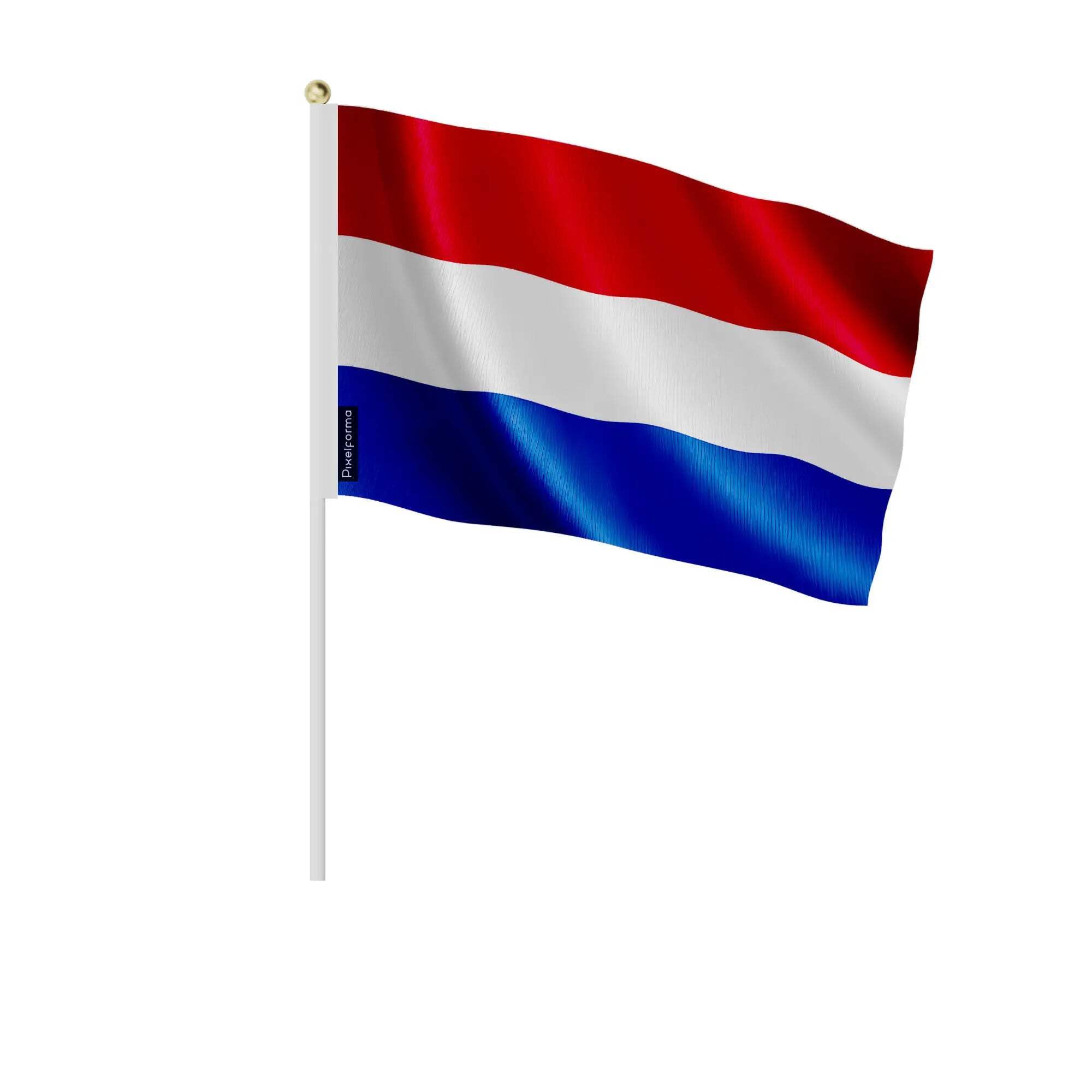 Mini drapeau Pays-Bas 14x21cm pour accueil délégation et décoration
