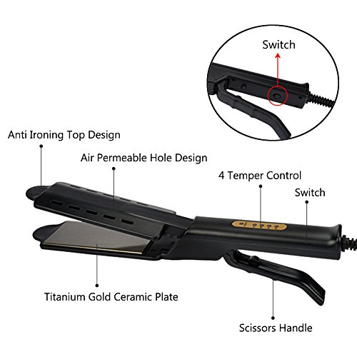 Plancha de Pelo Profesional Hann de Cerámica Portátil miniatura 3