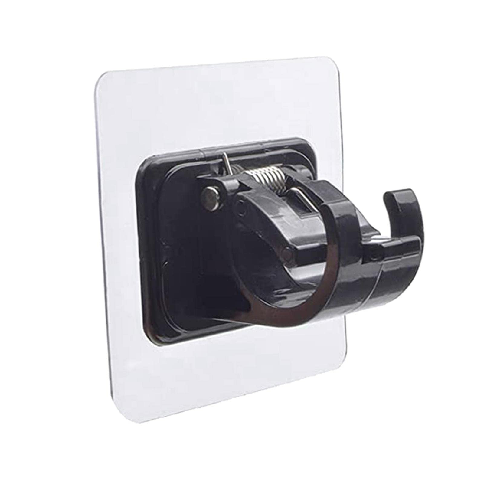 Lot de 5 supports de tringle à rideaux - 8 supports muraux - Utilisation fixe - Noir