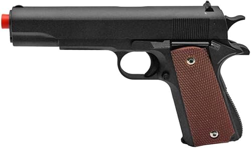Galaxy G13 Full Metal 1911 estilo primavera airsoft pistola 240 fps w/.0.71 oz BB (pistola Airsoft)