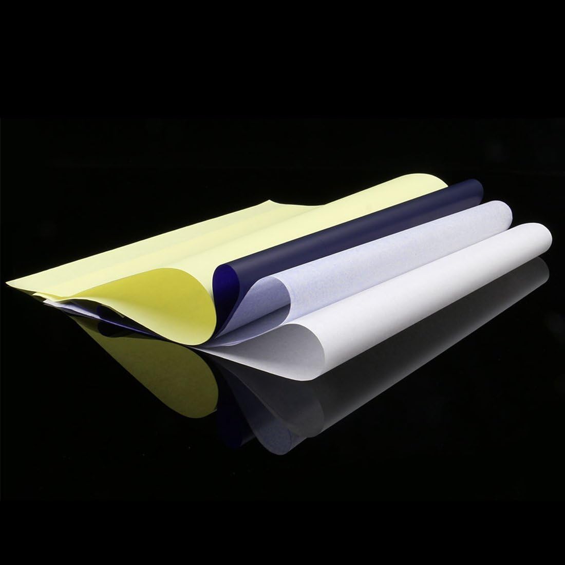Tattoo Transfer Paper, 25 Sheets Tattoo Stencil Transfer Paper for Tattooing, A4 Size,4 Layers DIY Tattoo Tracing Paper for Tattooing to Skin Tattoo Transfer Kit Tattoo Supplies