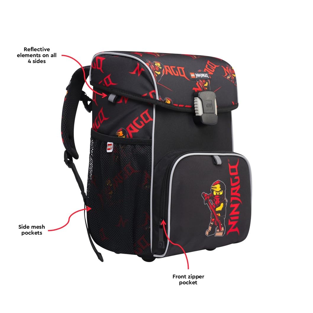 SKANDO BAGS 6-częściowy zestaw teczki szkolnej LEGO® NINJAGO® Kai