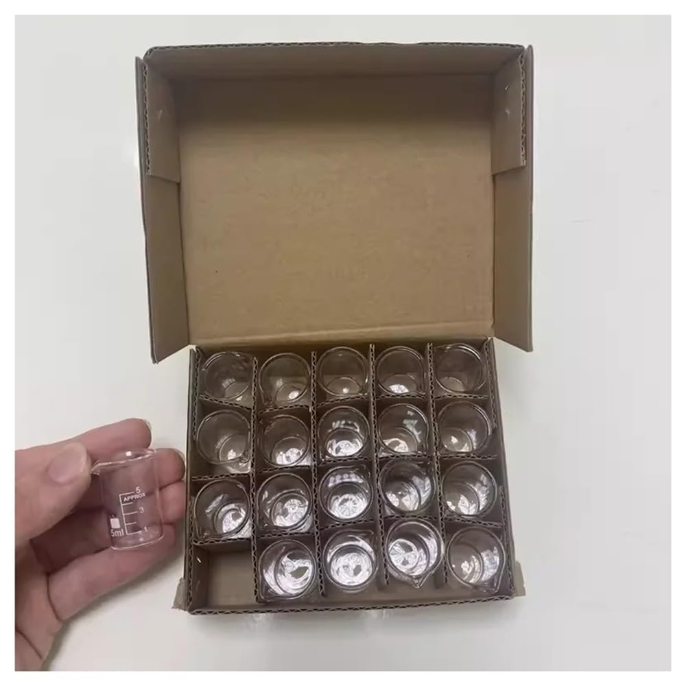 Zlewka 50/100/250/500/1000 ml, szklana zlewka do eksperymentów w wysokich temperaturach (300 ml 12 szt.)