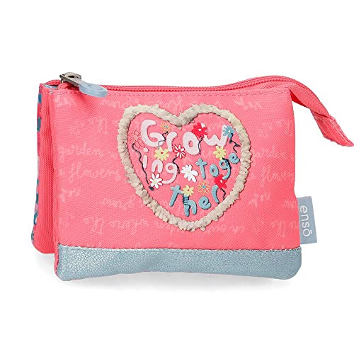Enso Together Growing Three Compartments Pink 14 x 10 x 5 cm Polyester