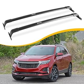EZREXPM 220lbs Cross Bar Roof Rack Fit for Chevrolet Chevy Equinox 2018-2024 Cargo Carrier Crossbar Rooftop Accessories (with Side Roof Rails)