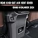 for Grand Highlander 2024 2025 Rear Anti-Kick air Outlet Protective Cover ABS Anti-Scratch and wear-Resistant Special car 1 Piece Rear seat Anti-Kick Decorative Plate Grand Highlander (Carbon Fiber)
