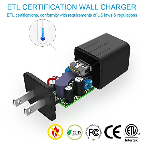 iPhone Charger YOKERSU Nylon Braided Lightning Cable Fast Charging 2Pack 6FT Data Sync Transfer Cord with Port Plug Wall Charger(ETL Listed)Compatible with iPhone XS Max/XS/XR/X/8/7/6S/6/Plus/SE/iPad