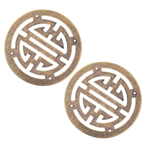 UKCOCO Scatola Da 2 Pezzi mobile angolare angoli libro in metallo protettore dangolo kit hardware portagioie scatola di legno applique banco di lavoro pezzo d'angolo staffa ottone